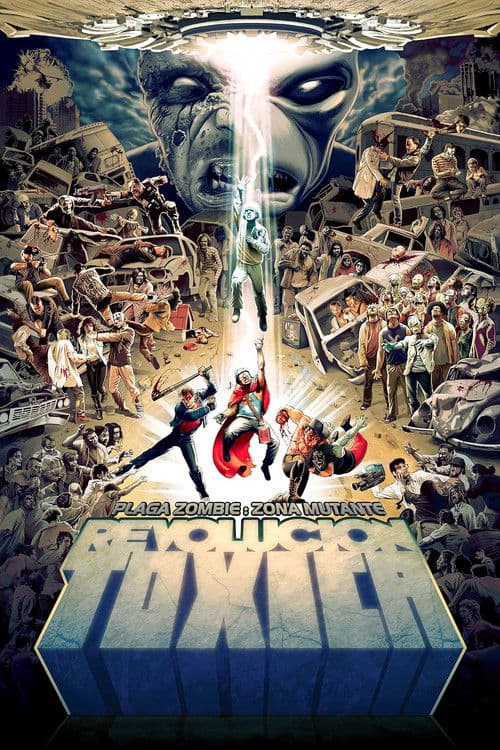 Plaga zombie: zona mutante: revolución tóxica poster