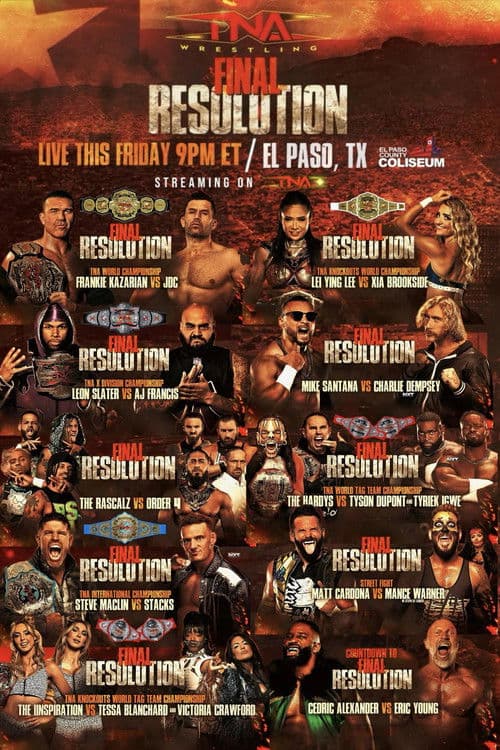 TNA Final Resolution 2025 poster