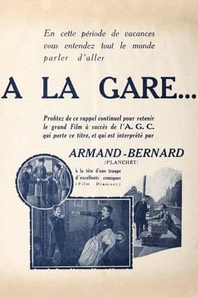 À la gare... poster