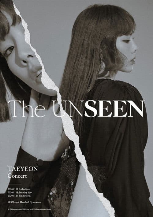 TAEYEON 3rd Asia Tour: Taeyeon Concert – The Unseen poster