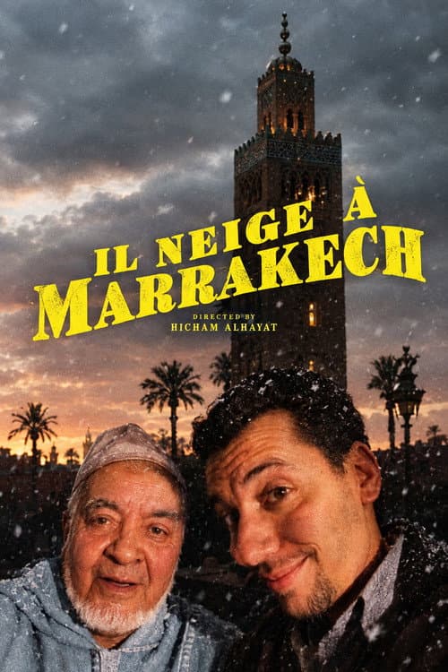 Snowing in Marrakech poster