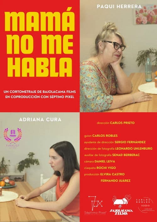 Mamá no me habla poster