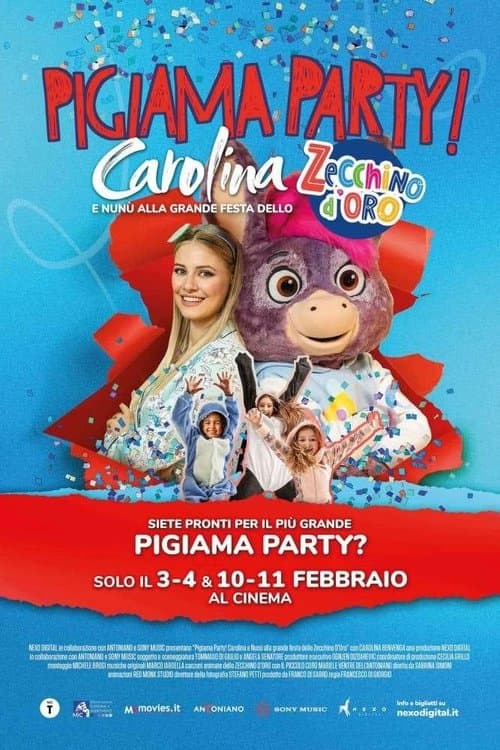 Pigiama Party! Carolina e Nunù alla grande festa dello Zecchino d'Oro poster
