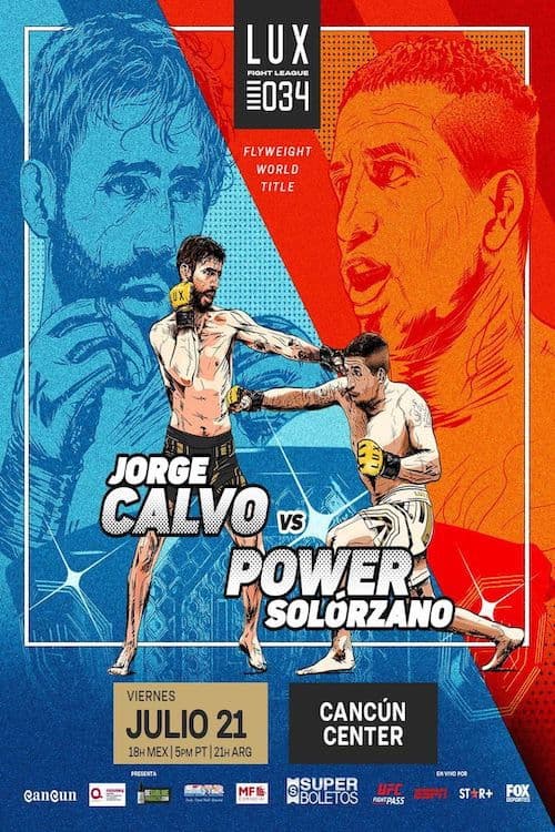 LUX Fight League 34 poster