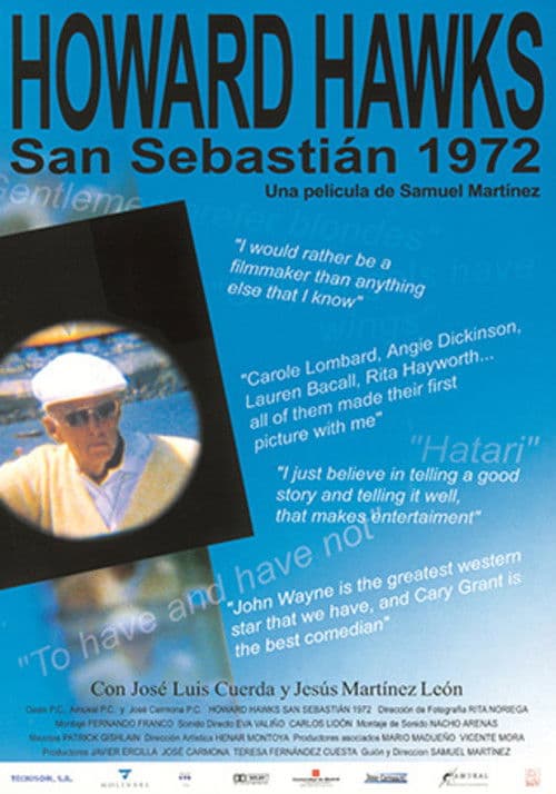 Howard Hawks, San Sebastián 1972 poster