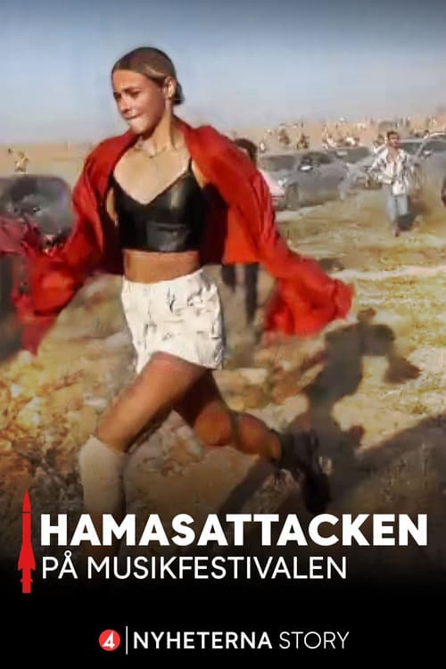 The Hamas attack on the music festival poster
