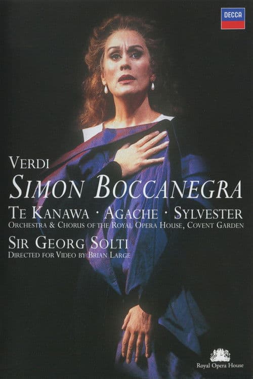 Simon Boccanegra: Royal Opera House poster
