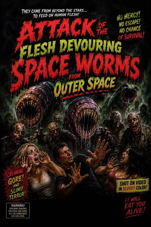 Attack of the Flesh Devouring Space Worms from Space poster