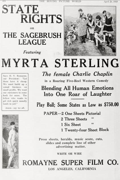 The Sage-Brush League poster