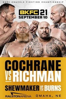 BKFC 21: Richman vs. Cochrane poster