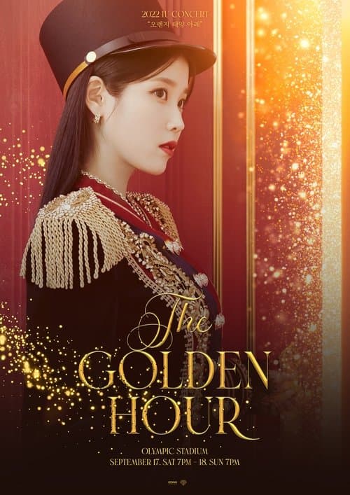 2022 IU Concert [The Golden Hour: Under The Orange Sun] poster
