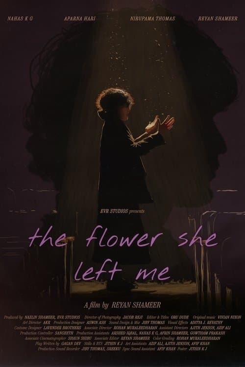 the flower she left me poster