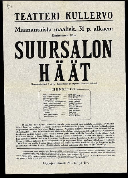 Suursalon häät poster