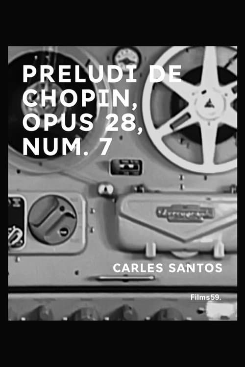 Preludi de Chopin, Opus 28, Núm. 7 poster