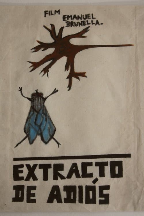 Extracto de adiós poster