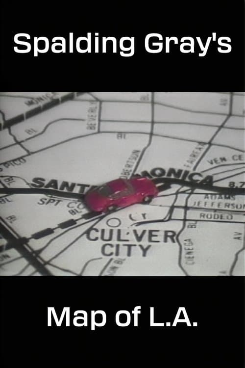 Spalding Gray's Map of L.A. poster
