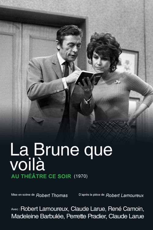 La Brune que voilà poster