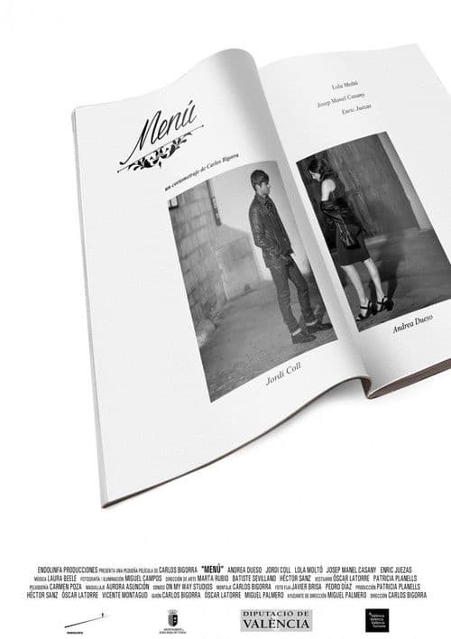 Menú poster