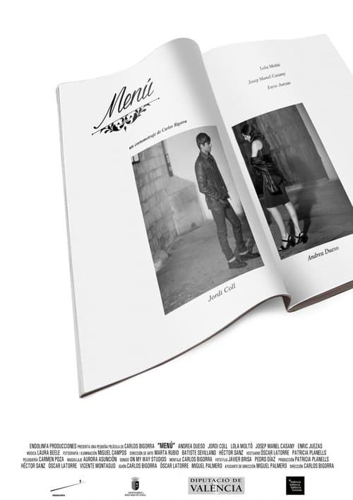 Menú poster