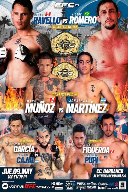 FFC 75: Ravello vs. Romero poster