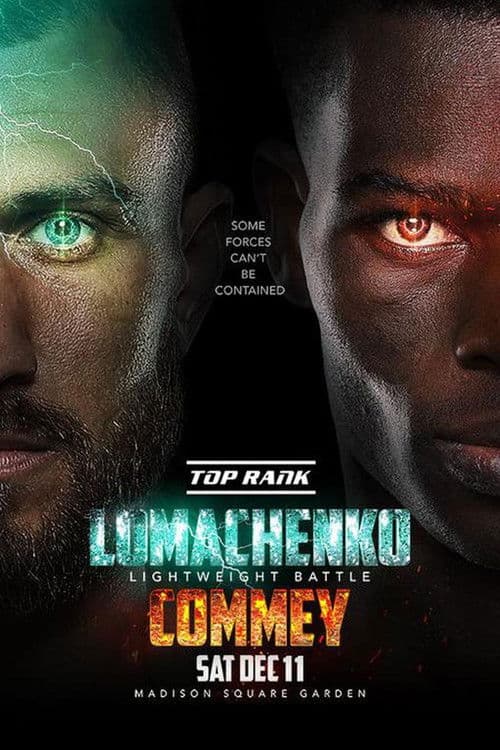 Vasyl Lomachenko vs. Richard Commey poster