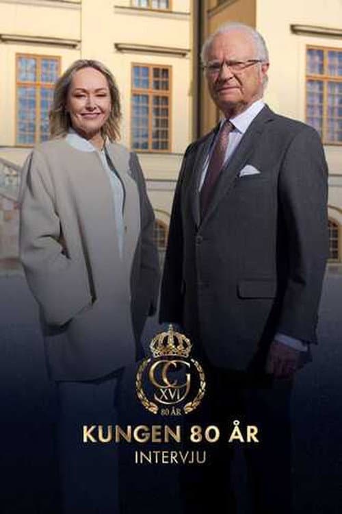 Kungen 80 år - intervju poster