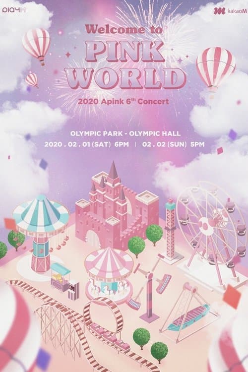 2020 Apink 6th Concert 'Welcome To PINK WORLD' poster