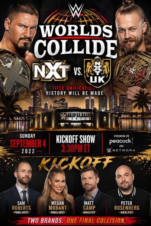 WWE Worlds Collide: NXT vs. NXT UK Kickoff poster