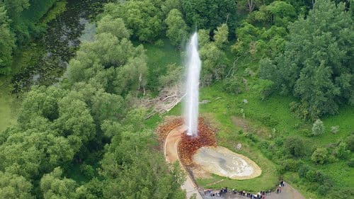Rheinland-Pfalz von oben poster