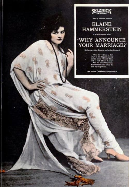 Why Announce Your Marriage? poster