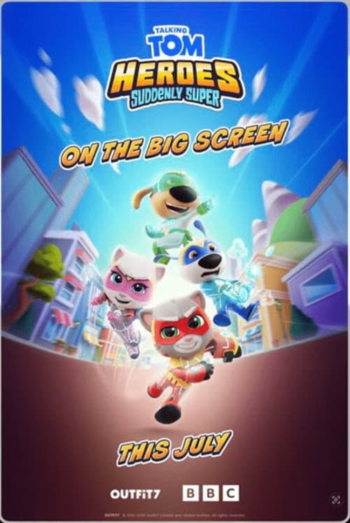 Talking Tom Hero’s on the Big Screen poster