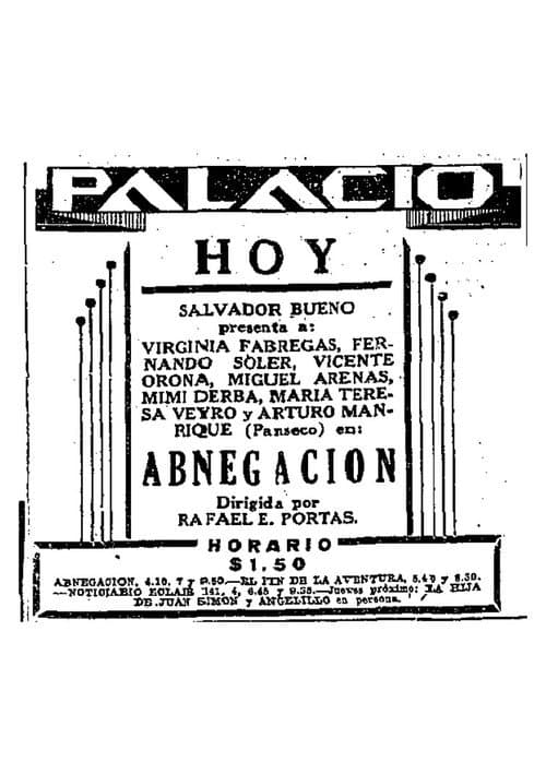 Abnegación poster