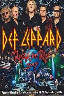 Def Leppard: Rock In Rio 2017 poster