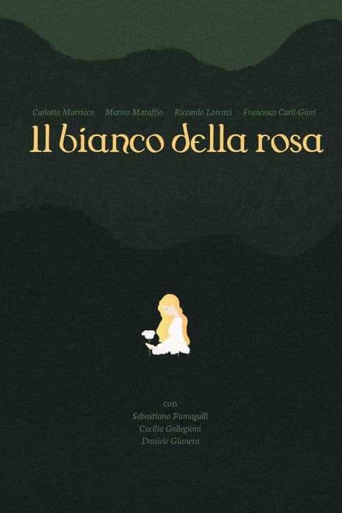 il bianco della rosa poster