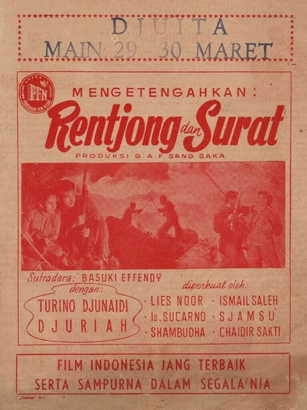 Rentjong dan Surat poster