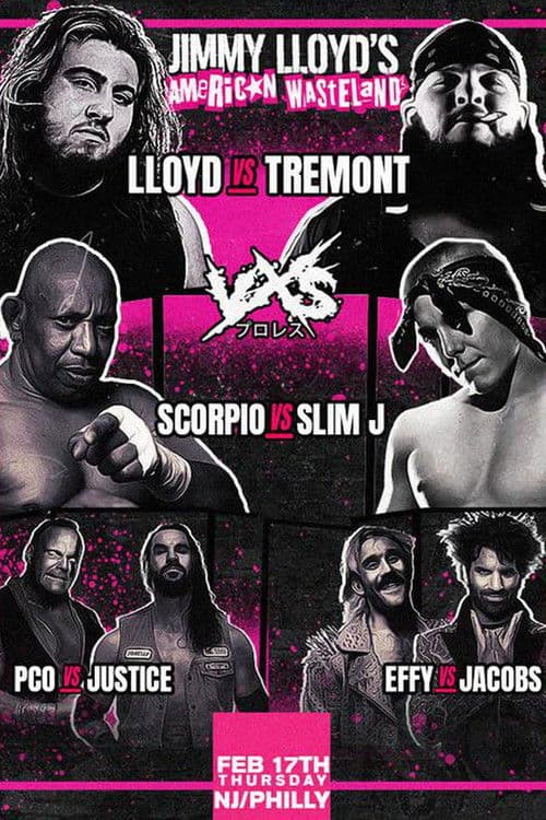 VxS Jimmy Lloyd's American Wasteland poster