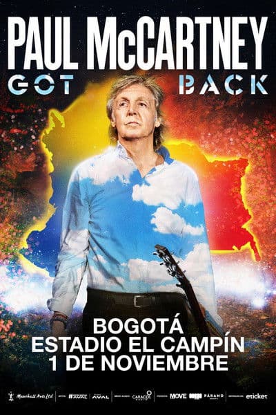 Paul McCartney: Got Back – Live in Bogotá at Estadio El Campín poster