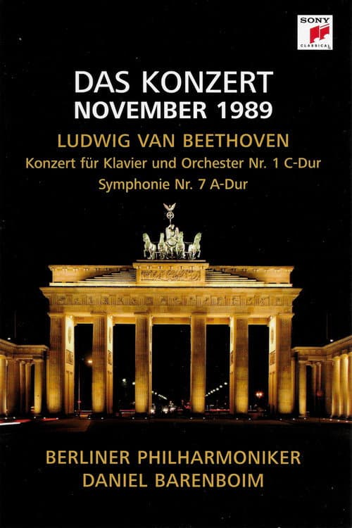 Das Konzert - November 1989 poster