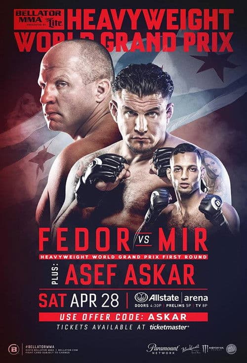 Bellator 198: Fedor vs. Mir poster