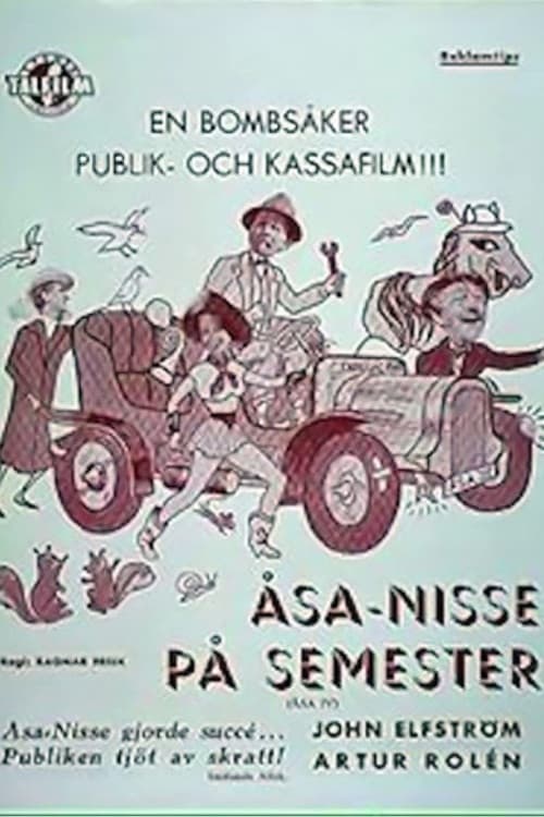 Åsa-Nisse på semester poster