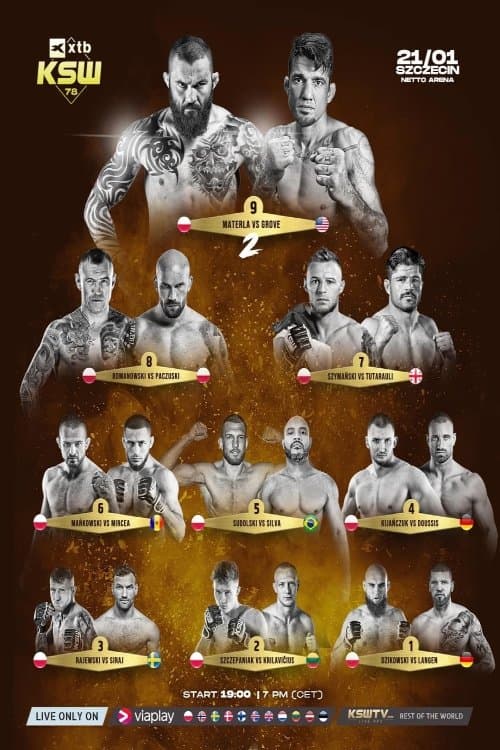 KSW 78 poster