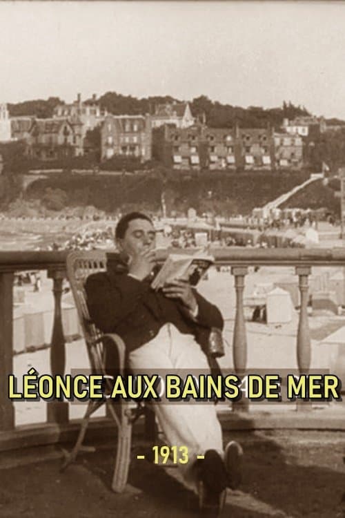 Léonce aux bains de mer poster