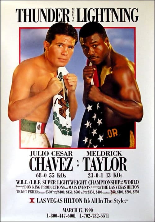 Julio César Chávez vs. Meldrick Taylor I poster
