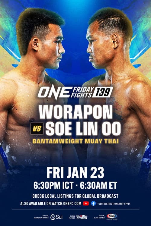 ONE Friday Fights 139: Worapon vs. Soe Lin Oo poster