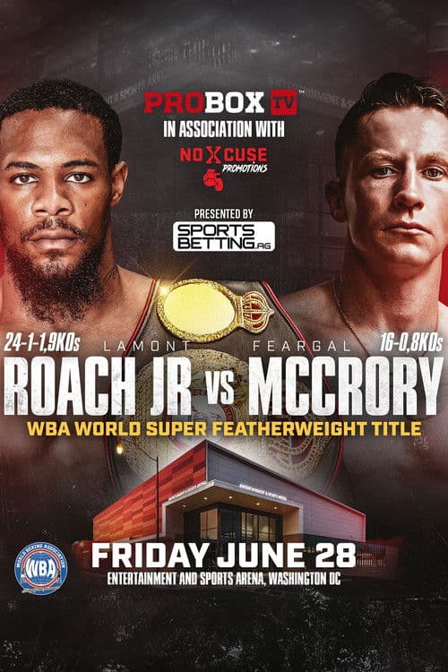Lamont Roach Jr. vs. Feargal McCrory poster