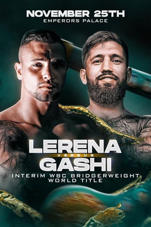 Kevin Lerena vs. Senad Gashi poster