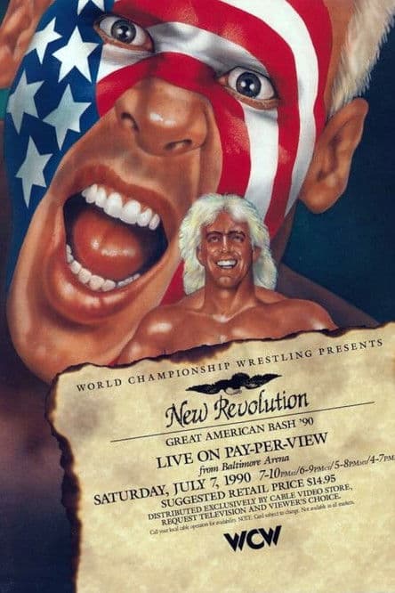 WCW The Great American Bash 1990 poster