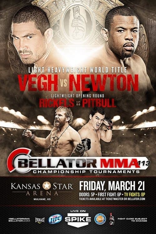 Bellator 113 poster