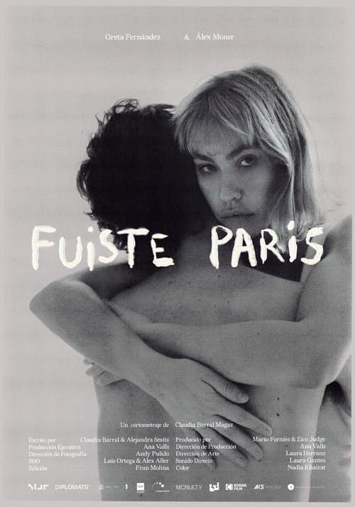 Fuiste París poster