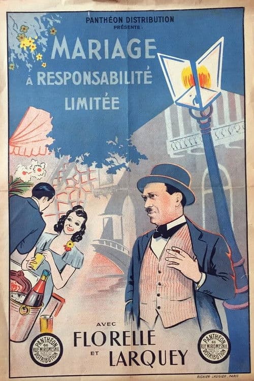 Mariage à responsabilité limitée poster